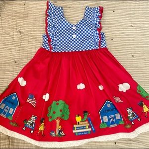 Eleanor Rose sz 14 Bookworm Dress NWOT